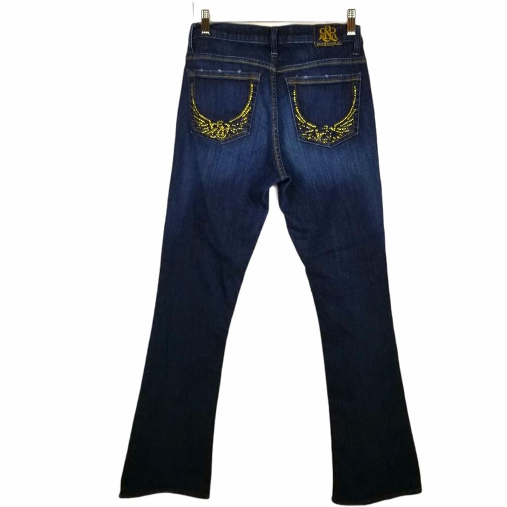 Rock & Republic Kasandra Jeans Mon Cherie Wash Boot Cut - Size 8 Short - Picture 2 of 12